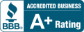BBB A+ Rating Logo
