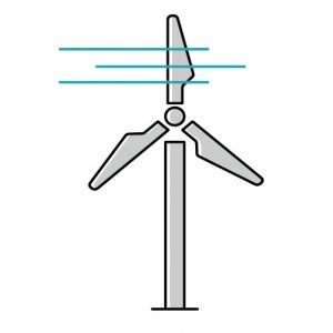 Wind mill icon