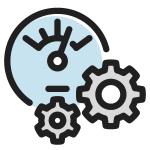 Gas gauge and gears